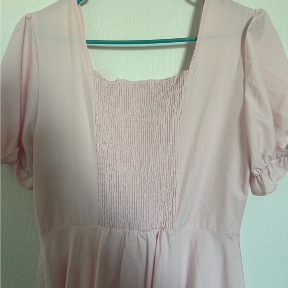 Pink Ruched Blouse - Picture 3 of 4